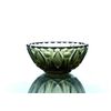 Гусевской Хрустальный завод / Crystal salad bowl "Bead" marsh green