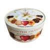 BISCOTTI / Set of cookies and chocolates "Santa Bakery" in a gift box, 500 g