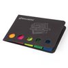 Bookmark adhesive BRAUBERG NEON, plastic, 42х12 mm, 5 colors x 20 sheets in a cardboard book