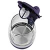 POLARIS PWK 1767CGL, 1.7 litres, 2200 w, closed heating element, glass, purple