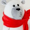 Kidsqo 毛绒玩具“棉花糖熊”20 厘米白色