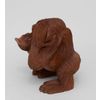 Decor and Gift / Wooden figurine "Monkey. Can't hear" 20 cm