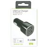 RED LINE / Car charger AC-1A, 2 USB ports, output current 1A, black