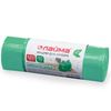 ЛАЙМА / Garbage bags 120 L, BIODEGRADABLE, green, 10 pcs per roll, HDPE, 17 microns, 70x110 cm (± 5%)