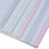 HATBER / Notebook A4 120 l. comb, cage, hard cover, cut 5 colors, "Blue Line" / 4 pcs.