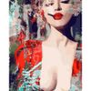 Опт-картина / Peinture par numéros 40x50 Dame à la cigarette