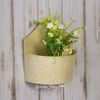 Kaemingk / Hanging planter Amalfi 20 * 10 cm yellow, metal
