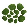 Greengo / Artificial moss "Stones", set of 12 pcs.