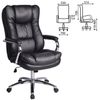 BRABIX PREMIUM "Amadeus EX-507" armchair, eco-cozh, chrome, black