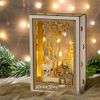 Kaemingk / Decorative lamp Forest Family 15 * 10 cm, battery operated, 4 LED lamps