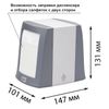 TORK / Napkin dispenser (System N2) Fastfold, tabletop, gray