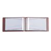 DPS / Single row business card holder for 28 business, discount or credit cards, brown