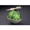 Снежинка / Snowflake / New Year's ball with lace, cord and hand-painted