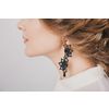Lace earrings, Juliet black