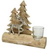 Kaemingk / Decorative candlestick Deer from the Wadden forest 24 cm