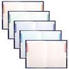 HATBER / Not Defteri "Şehir" 5 renk BÜYÜK FORMAT 160 yaprak A4, 205x290 mm, ciltli, lamine kapak, kafes, blok
