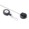 DURABLE / Durable / Tape measure with badge or key hook, 80 cm pull-out Charcoal