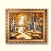 Amber of Russia / Painting from amber Nature