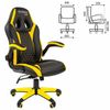 CHAIRMAN / Computer chair CH GAME 15, eco-leather, black / yellow