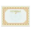 The certificate is A4 horizontal form No. 2, coated paperboard, hot stamping, foil stamping, BRAUBERG