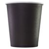 FORMAZIONE / Bicchieri monouso 250 ml, SET 75 pz., Carta monostrato, NERO, freddo/caldo