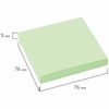 STAFF / Self-adhesive block (stickers) 76x76 mm, 100 sheets, green