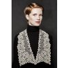 Снежинка / Snowflake / Lace collar with an ornament in the form of liana-shaped twigs