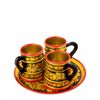 Золотая Хохлома / Set for beer "Tradition", 4 pieces