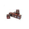 Шугозерская роспись / Shugozerskaya painting / Souvenir cubes with elements of the "Good News" counting hand-painted