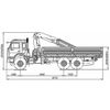 On-board vehicle 65861-001-01 with CMU PALFINGER PK 15500A on KAMAZ-43118 chassis