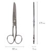 Scissors-metal BRAUBERG "Professional" 175 mm
