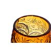 Гусевской Хрустальный завод / Crystal vase for flowers "Astra" large amber