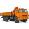 Véhicule embarqué 65861-002-06 AVEC CMU PALFINGER PK 23500A sur châssis KAMAZ-43118