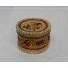 Беломорские узоры / Box of birch bark "Boretskaya painting" round 6 cm