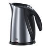 BRAUN WK-600 teapot, 1.7 litres, 2200w, closed heating element, steel, silver