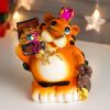 Сималенд / Piggy bank "Tiger-emperor with a chest and a bag of money"
