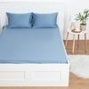 Этель / Fitted sheet 160 * 200 * 25 cm, heavenly, 100% cotton, mako-satin, 125 g / m²