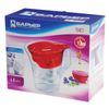 Water-cleaning jug , 4 litres, with interchangeable cassette, green