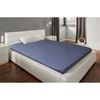 Этель / Fitted sheet 160 * 200 * 25 cm, dark gray, 100% cotton, mako satin, 128 g / m²
