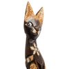 Decor and Gift / Wooden figurine "Cat with a kitten" 50 cm