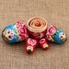 Matryoshka "Ilona" 5 dolls, blue scarf