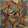 Silk scarf "Ethno"