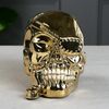 Керамика ручной работы / Piggy bank "Skull Pirate with a pipe"