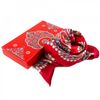 Золотая Хохлома / Natural silk scarf in a gift box
