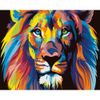 Опт-картина / Peinture par numéro CAKADU 40x50 Lion arc-en-ciel