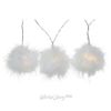 Kaemingk / LED garland with batteries Fuzzies 2.1 m, 8 warm white lamps, transparent PVC, IP20