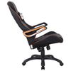 Computer chair BRABIX "Techno Pro GM-003", fabric, black / gray, orange inserts