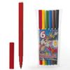 CENTROPEN "Oiseaux" feutres, 6 couleurs, lavables, capuchon ventilé, polybag