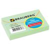BRAUBERG / Self-adhesive block (stickers) PASTEL, 76x51 mm, 100 sheets, green