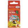 GAMMA / Wax crayons "Cartoons", 6 colors, 8x90 mm, round